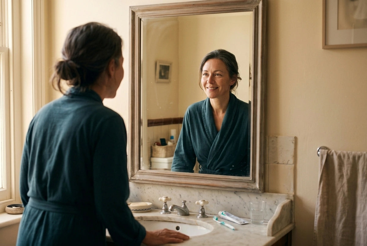 One ordinary morning, I looked in the mirror and recognized her.